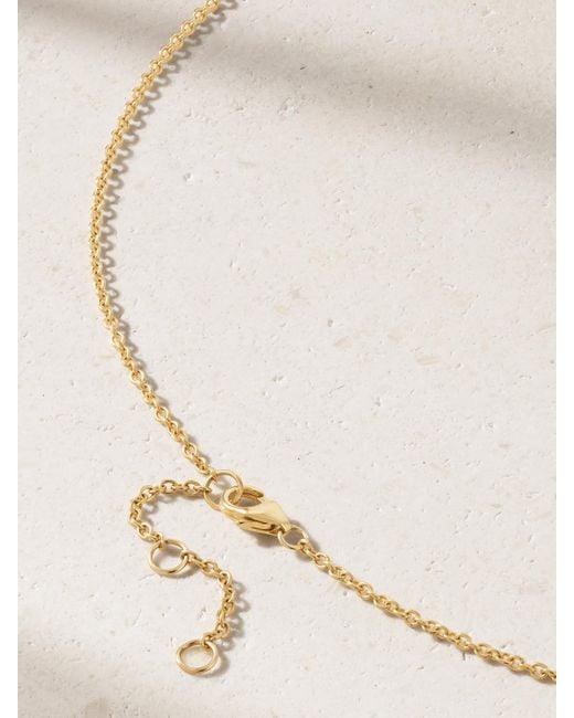 Yvonne Léon Natural Kette Aus 9 Karat Mit Diamanten