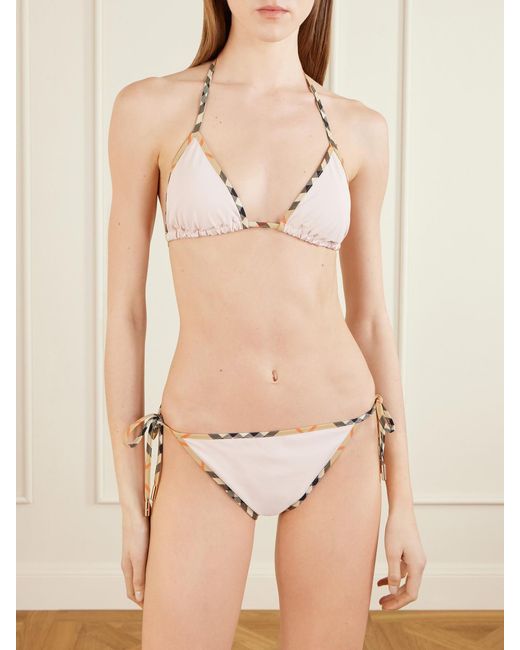 Burberry Natural Mata Bikini Top