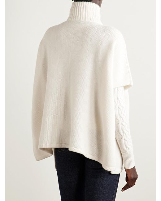 arch4 White Mona Cashmere Wrap