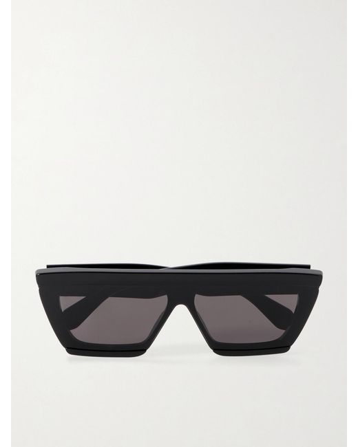 Alaïa Black D-Frame Acetate Sunglasses
