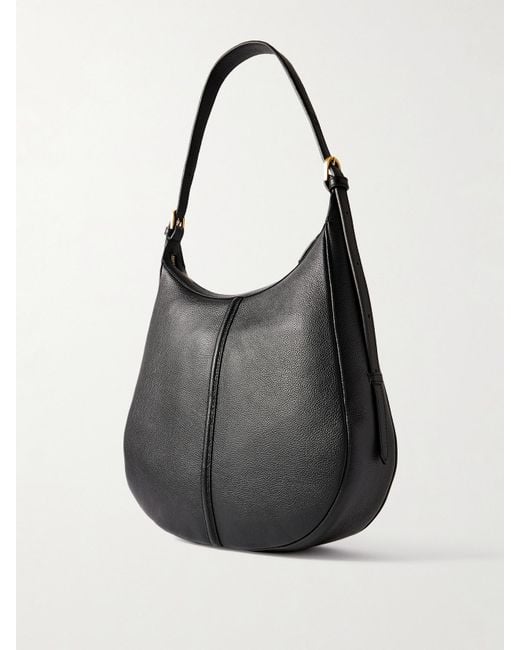 Sac Porté Épaule En Cuir Texturé À Ornement The Siena DeMellier London en coloris Black