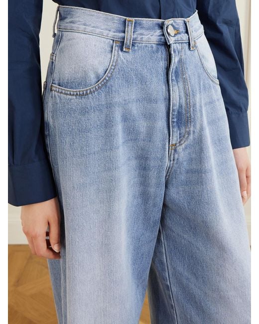 Rohe Blue Berber Barrel-Leg Jeans