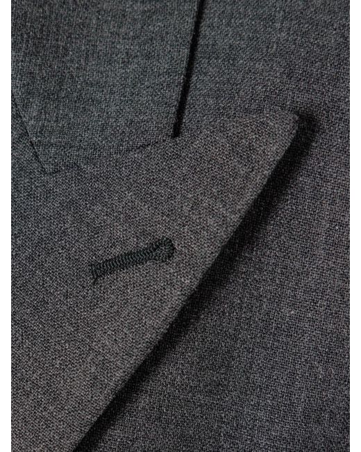Saint Laurent Black Double-Breasted Wool Blazer