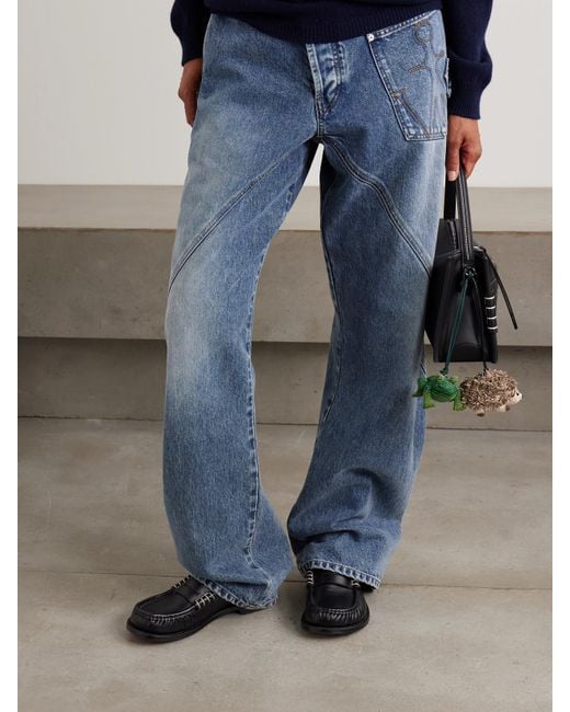 J.W. Anderson Black Leather Loafers
