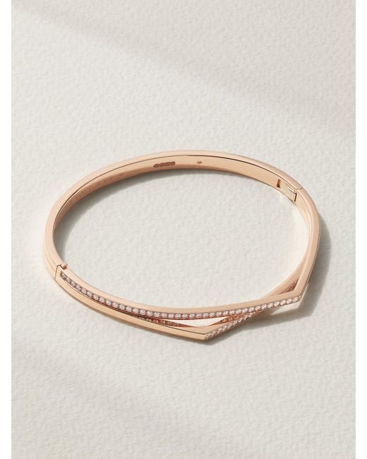 Repossi Natural Antifer 18-Karat Rose Diamond Bracelet