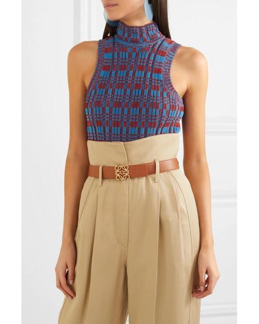 loewe reversible leather belt