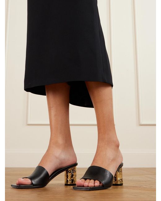 Givenchy Natural Tape Leather Mules
