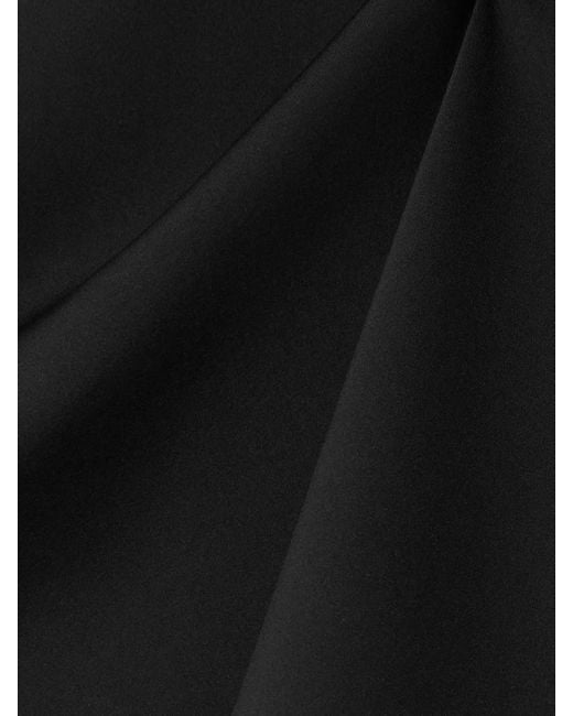 Max Mara Black Brandy Jersey Midi Skirt