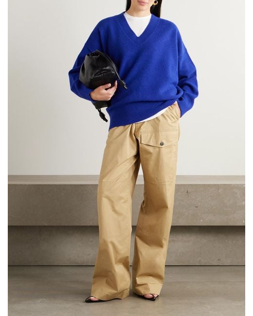 Rohe Blue Wool-Blend Sweater