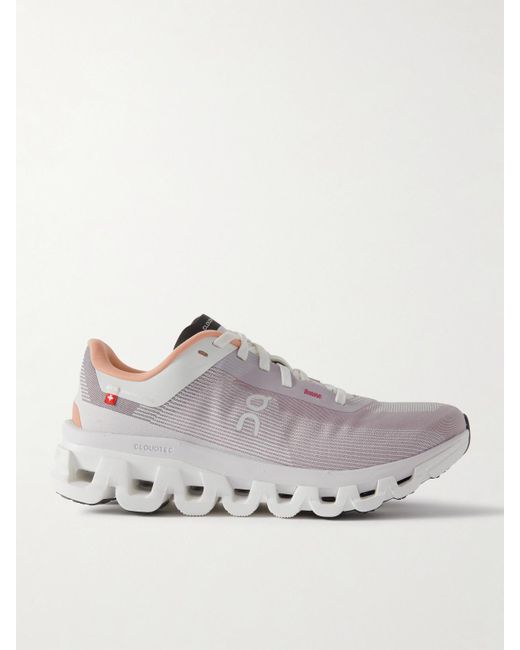 On Shoes Gray Cloudflow 4 Sneakers Aus Mesh