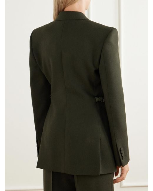 Gabriela Hearst Black Epona Embellished Virgin Wool Blazer