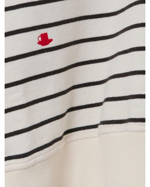 J.W. Anderson Multicolor Gestreiftes Oberteil Aus Baumwoll-Jersey Mit Polokragen