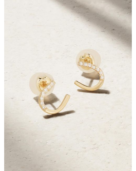 Melissa Joy Manning Natural 14-Karat Recycled Diamond Earrings