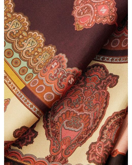 Zimmermann Multicolor Printed Silk-Twill Scarf