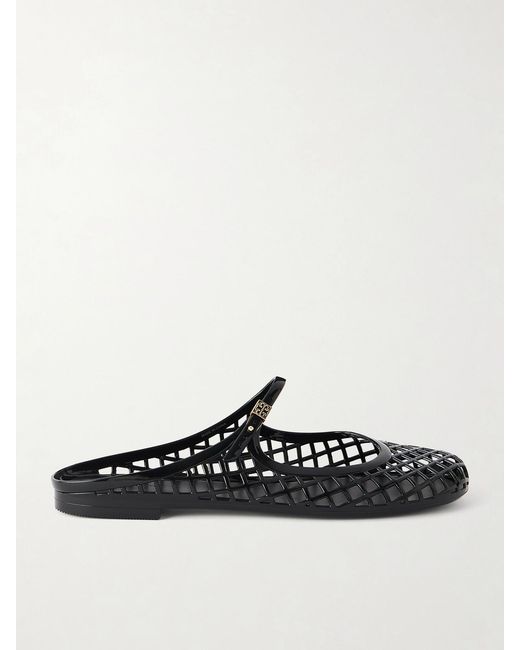 Tory Burch White Mellow Logo-Embellished Rubber Sandals