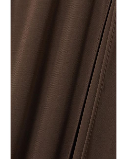 Zeynep Arcay Brown Jersey Maxi Dress