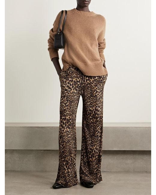 Nili Lotan Natural Donnika Merino Wool And Cashmere-Blend Sweater