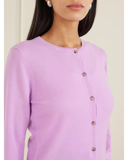 Allude Pink Cashmere Cardigan