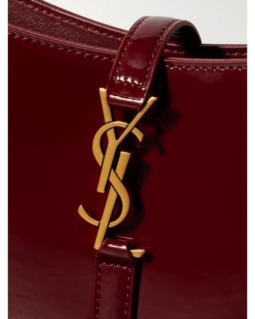 Saint Laurent Red Le 5 À 7 Mini Patent-Leather Shoulder Bag