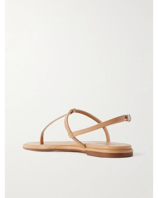 Aeyde Natural Nala Leather Sandals