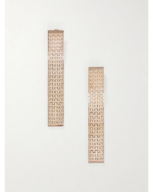 Tom Ford White Aion-Tone Earrings