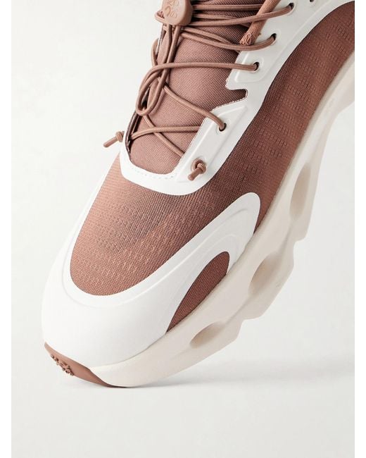 Loewe Brown On Cloudsolo Rubber-Trimmed Recycled Mesh Sneakers