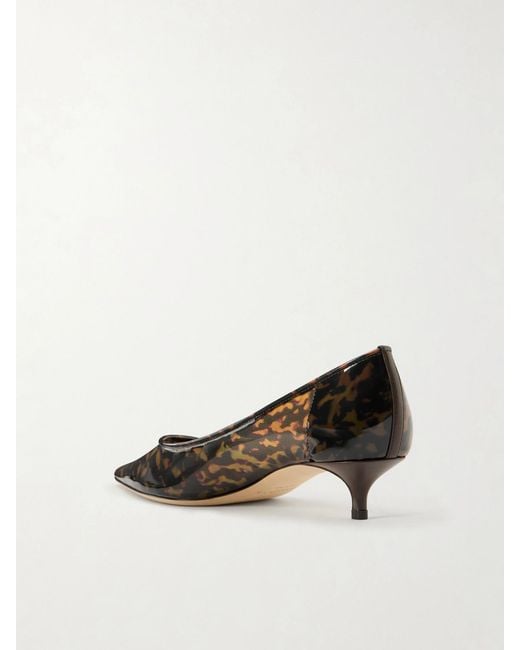 Jimmy Choo Multicolor Amelia 30 Animal-Print Pvc Pumps