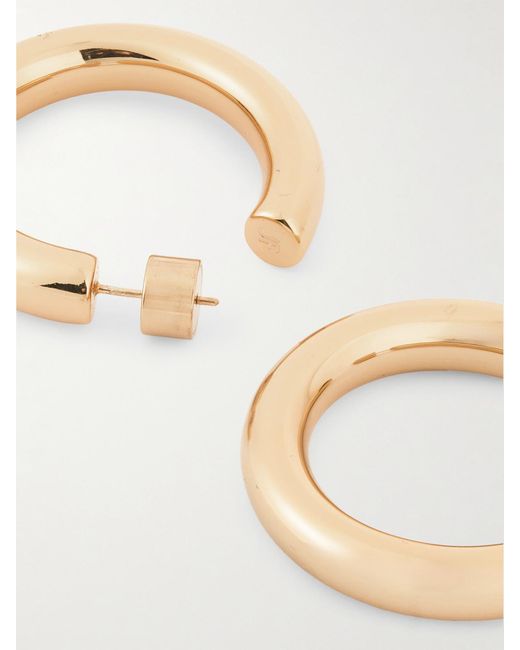 Jennifer Fisher White Samira Mini-Tone Hoop Earrings