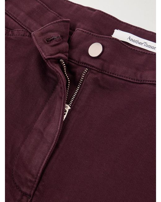 Another Tomorrow Purple Jeans Mit Weitem Bein Aus Bio-Denim