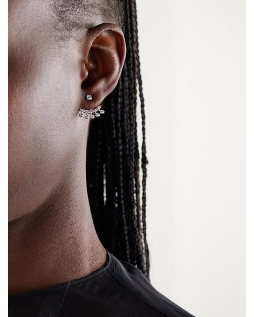De Beers London Natural Dewdrop Jacket 18-Karat Diamond Earrings
