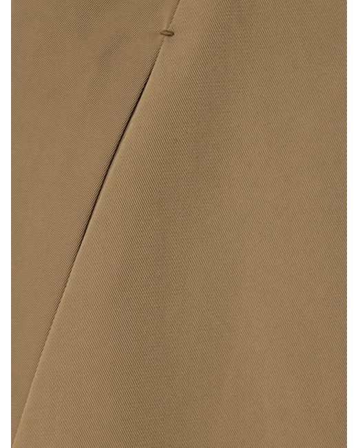 Khaite Natural Lauson Twill Maxi Skirt