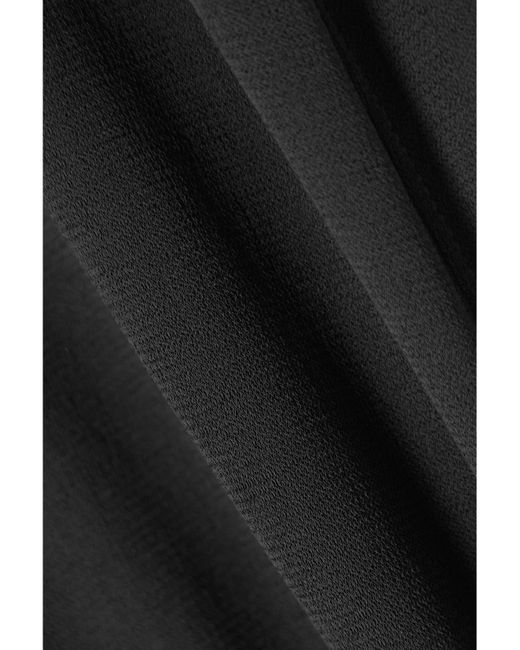 Loewe Black Crepe Stirrup Leggings