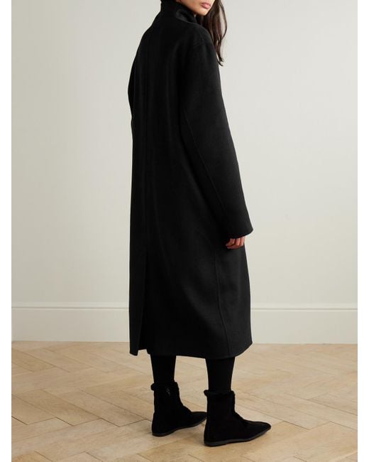 Totême Black Whistler Wool Coat