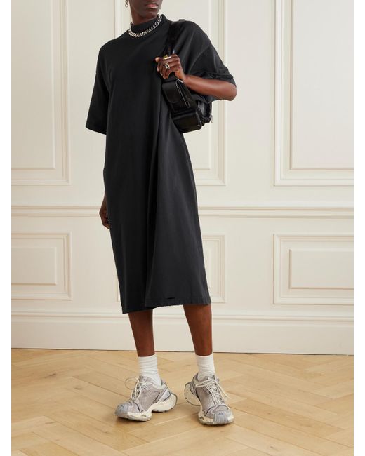 Balenciaga Black Loose-Fitting Dress