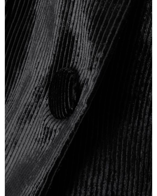 ShuShu/Tong Black Cropped Corduroy Jacket