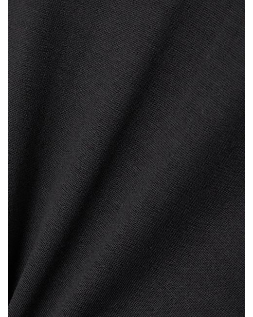 Pull À Col Roulé En Jersey De Laine Heva The Row en coloris Black