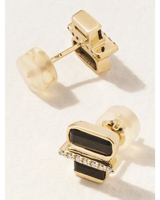 Melissa Joy Manning Natural Cityscape 14-Karat Recycled, Spinel And Diamond Earrings