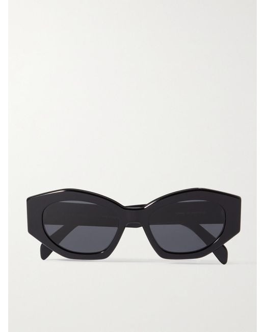 Céline Black Triomphe Cat-Eye Acetate Sunglasses