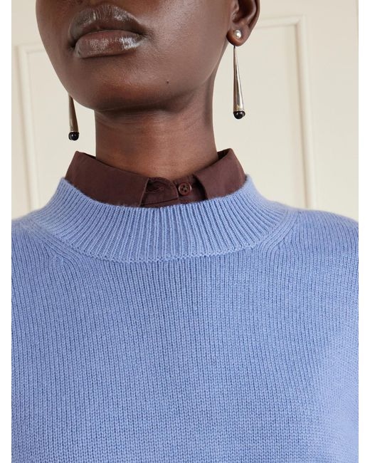 Twp Blue Boy Crewneck Cashmere Sweater