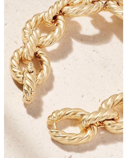 David Yurman Natural Sculpted Cable 18-Karat Bracelet