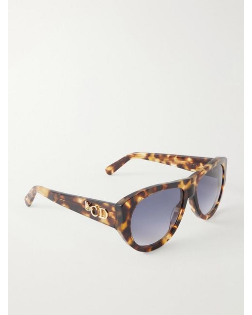 Dior Multicolor Diorglow A1U Aviator-Style Acetate Sunglasses