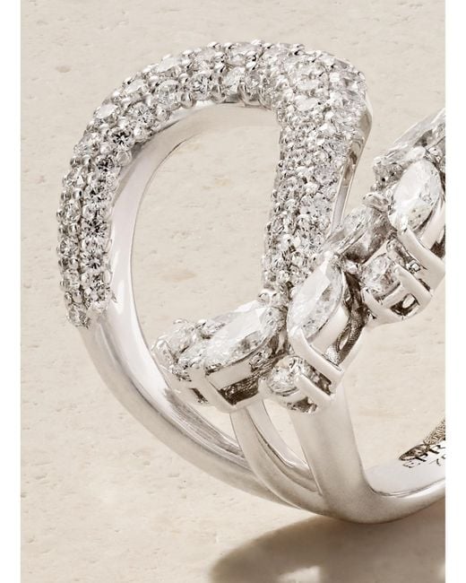 YEPREM Natural 18-Karat Diamond Ring