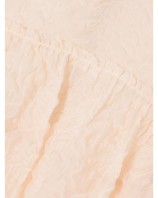 Simone Rocha Natural Oversized-Midikleid Aus Organza