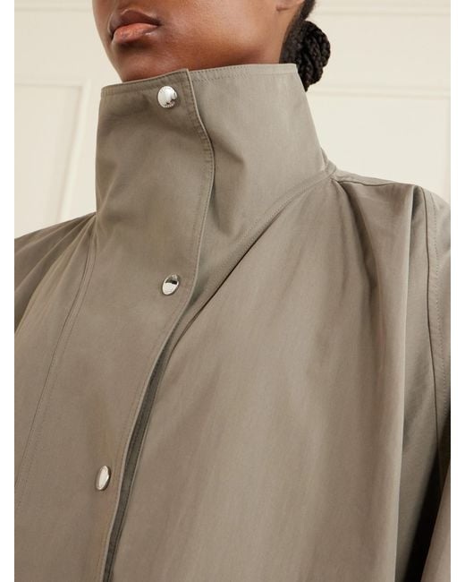 Totême Natural Cotton-Blend Shell Jacket