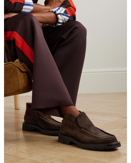 LEGRES Brown 58 Suede Ankle Boots