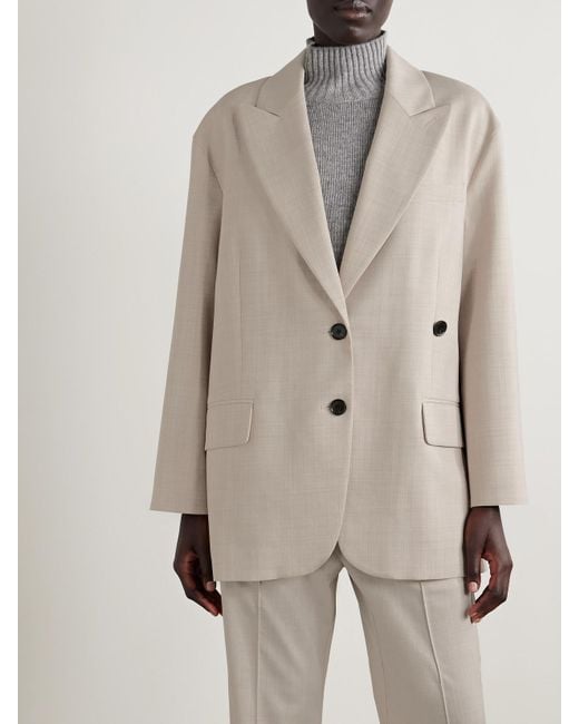 Tibi Natural Liam Woven Blazer