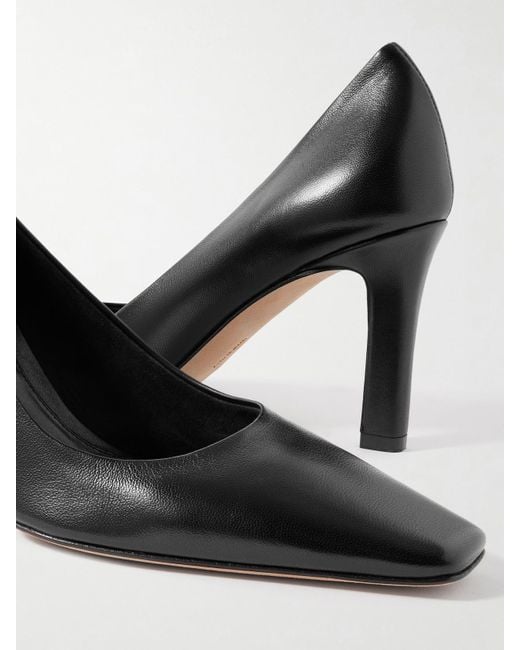 The Row Black Carla Pumps Aus Leder
