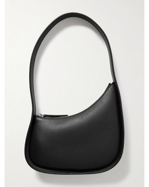 Sac Porté Épaule En Cuir Half Moon The Row en coloris Black