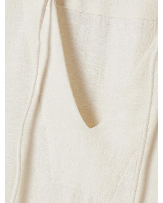 Lisa Marie Fernandez Natural Woven Tunic