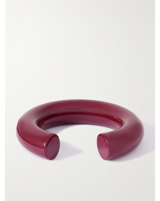 Uncommon Matters Pink Swell Coated-Wood Cuff